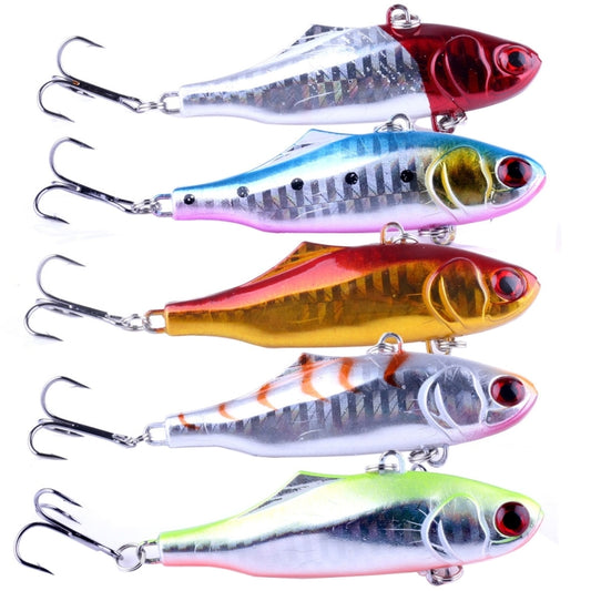 HENGJIA 5 PCS 7cm 24g Full Swimming Layer Plastic Hard Baits Fishing Lures Set Tackle Baits, 5 PCS 7cm 24g