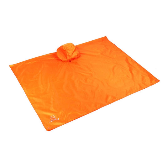 3 in 1 Aotu AT6927 Multifunctional Outdoor Camp Riding Raincoat Picnic Blanket, Size: 217x143cm, 217x143cm (Orange), 217x143cm (Blue)