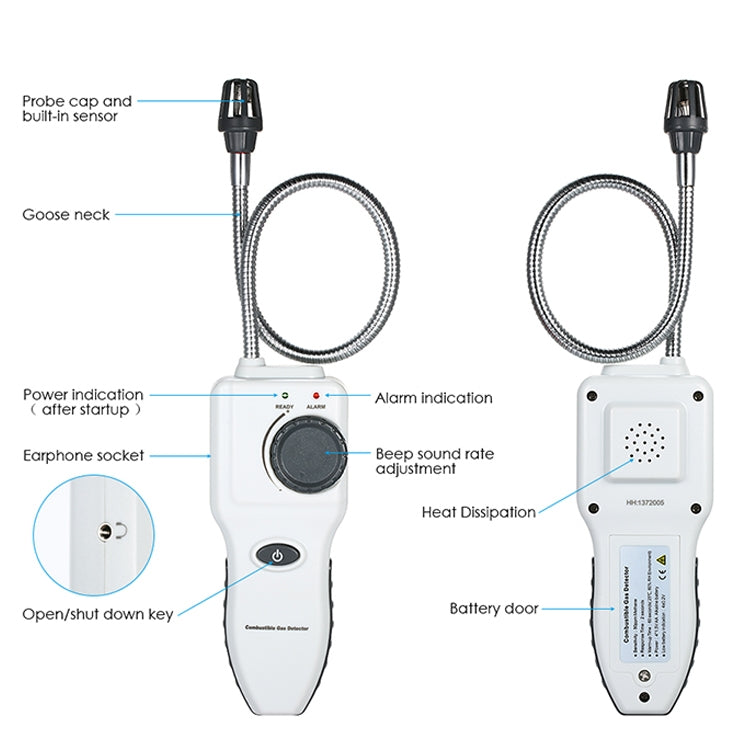 GM8800B Portable Combustible Gas Detector
