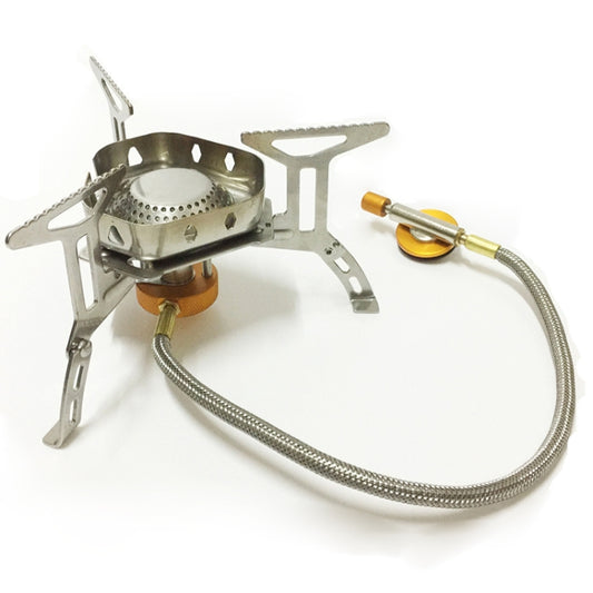 S187 Outdoor Portable Mini Stainless Steel Camping Stove Windproof Gas Stove, S187