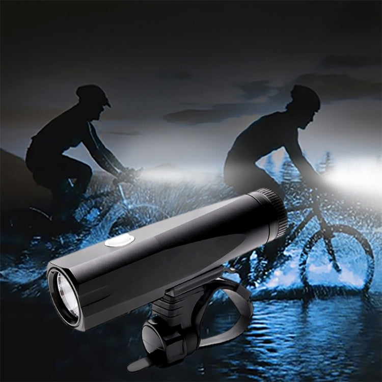 LR-Y1 LED 800LM USB Charging LED Bicycle Headlight Front Lamp with 5 Modes, LR-Y1