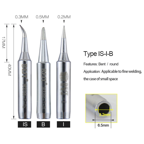 BEST Longevity Series Soldering Iron Tip Soldering Contact 900M-T-IS, 900M-T-IS