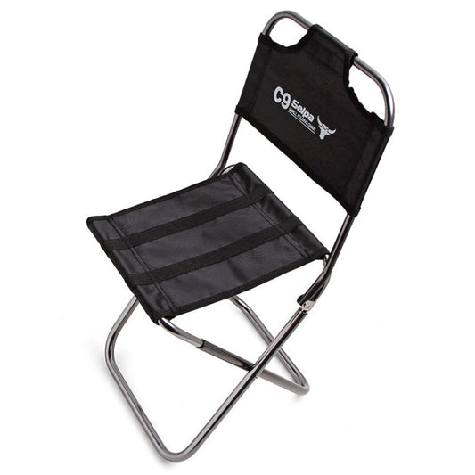 Chaise de pêche pliante portable d'extérieur en alliage d'aluminium pour le camping