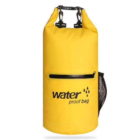 Sac étanche sec extérieur à double bandoulière, sac baril en PVC, capacité : 10L, 10L