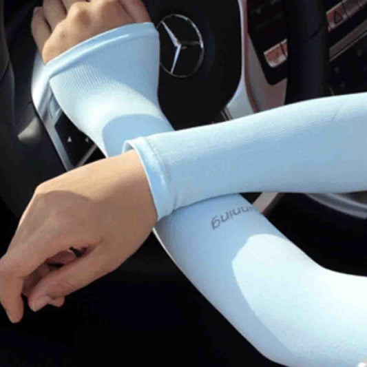 5 Boîtes Manches en soie glacée nouveau style Frais et Cool Protection UV Manchons de bras, style ordinaire, style ordinaire