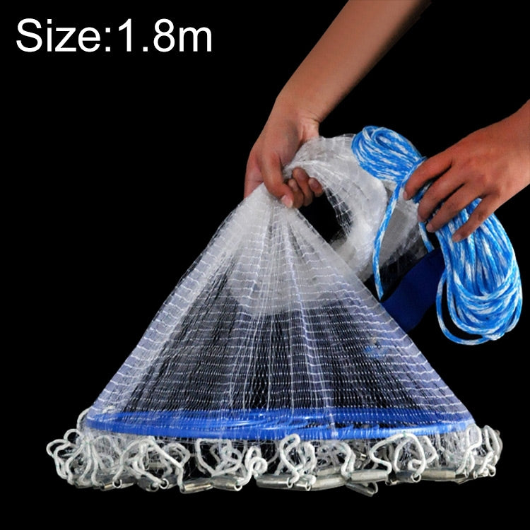 360 Flying Disc Monofilament Fishing Net, Height: 1.8m, 360 Flying Disc Monofilament