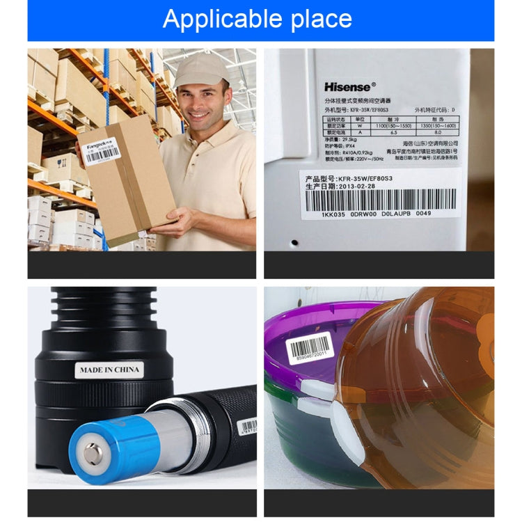 Label Printer Paper Sticker, Size: 30 x 50 mm(5000pcs Labels), 30x50mm