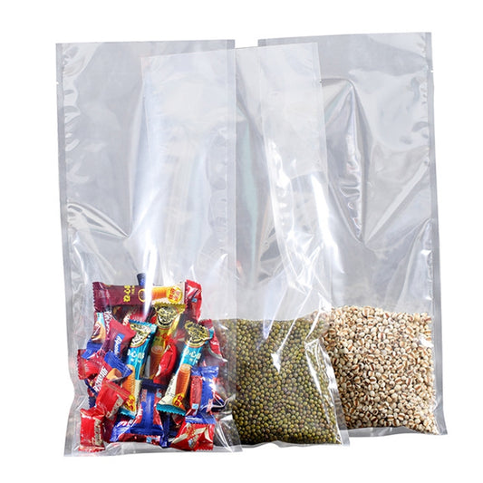 100 PCS Food Vacuum Packaging Transparent Plastic Bag Nylon Fresh-keeping Bag, Size: 25cm x 35cm, Size: 9cm x 13cm