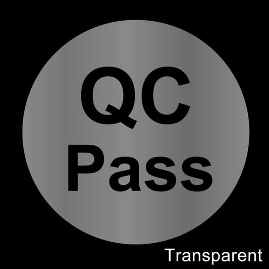 1000 PCS Round Shape QC Pass Sticker QC Pass Label