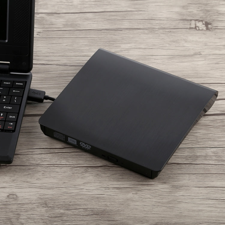 Brushed Texture USB 3.0 POP-UP Mobile External DVD-Rw DVD / CD Rewritable Drive External ODD & HDD Device, Brushed Texture DVD(B)