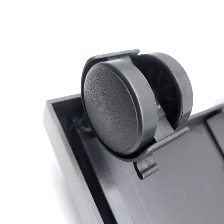 Computer Mainframe Host Adjustable Bracket with Wheel, Size: S, H Type (Black), H Type (White)