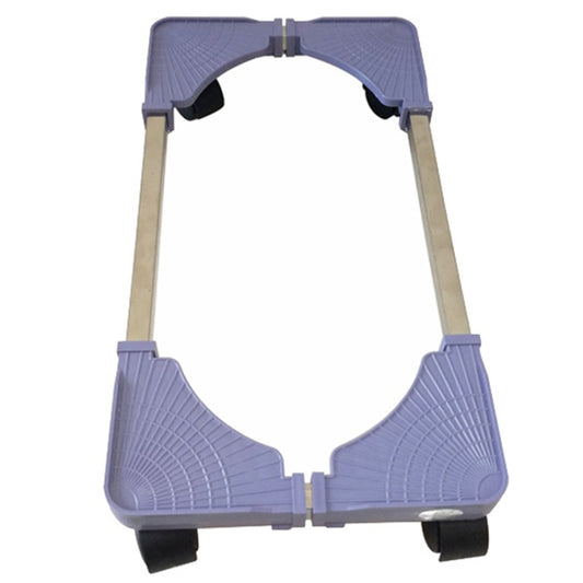 Computer Mainframe Host Adjustable Mobile Base Bracket with Wheel, 43-55cm Length Adjustable, 22-34cm Width Adjustable, H Type