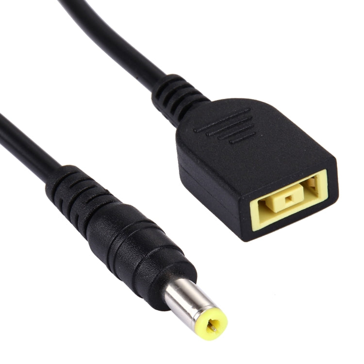 Big Square Female (First Generation) to 5.5 x 2.5mm Male Interfaces Power Adapter Cable for Laptop Notebook, Length: 10cm, X1 Carbon 2018/2017 & Yoga 2018 & T480/T580