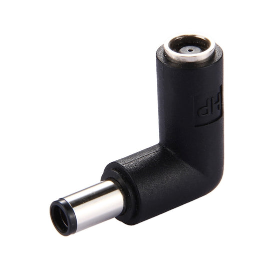 DC 4506 Male to DC 7406 Female Connector Power Adapter for HP Laptop Notebook, 90 Degree Right Angle Elbow, DC 7406 Male to Female