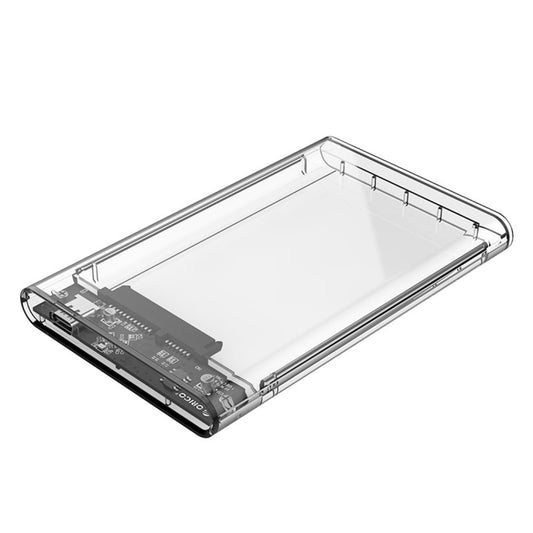 ORICO 2139C3-CR USB3.1 Type C Transparent External Hard Disk Box Storage Case for 9.5mm 2.5 inch SATA HDD / SSD, USB 3.1 Type-C (2.5 inch)