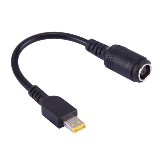 7.9x5.5mm Female to Lenovo Small Square Male Power Adapter Cable for Lenovo Laptop Notebook, Length: About 10cm, X1 Carbon 2018/2017 & Yoga 2018/2017 & T480/T580