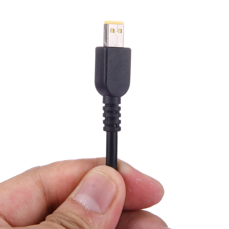 7.9x5.5mm Female to Lenovo Small Square Male Power Adapter Cable for Lenovo Laptop Notebook, Length: About 10cm, X1 Carbon 2018/2017 & Yoga 2018/2017 & T480/T580