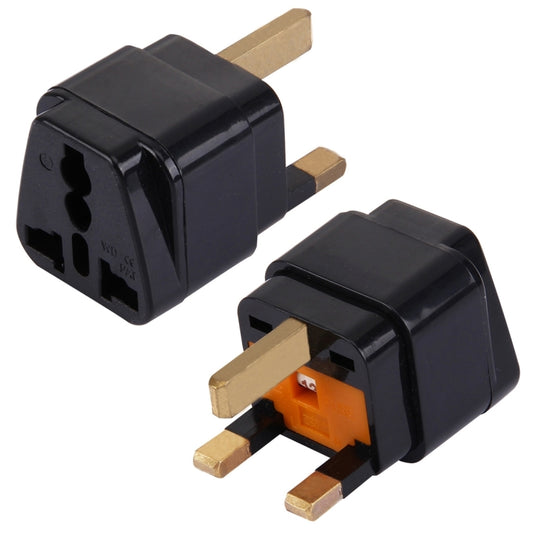 WD-7S Portable Universal Plug to UK Plug Adapter Power Socket Travel Converter with Fuse, UK Plug with Fuse
