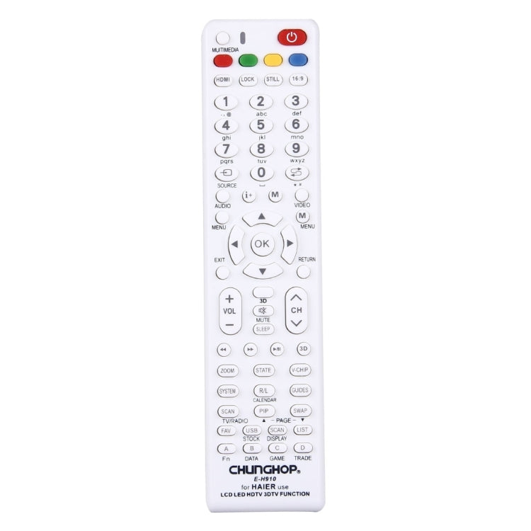 CHUNGHOP E-H910 Universal Remote Controller for HAIER LED LCD HDTV 3DTV, for HAIER TV