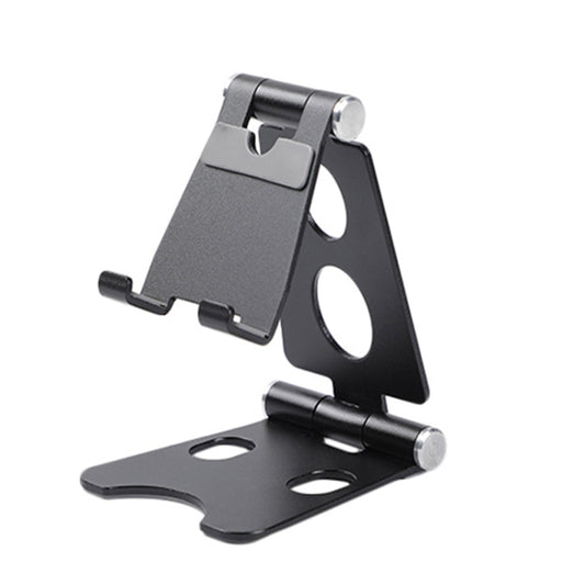 ROOSTAND R2 Aluminum Alloy Mobile Desktop Tablet Bracket Double Folding Lazy Artifact, Size: 6.4x7x9cm, R2 Black, R2 Champagne Gold, R2 Rose Gold, R2 Rose Red, R2 Silver