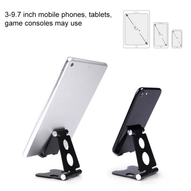 ROOSTAND R2 Aluminum Alloy Mobile Desktop Tablet Bracket Double Folding Lazy Artifact, Size: 6.4x7x9cm, R2 Black, R2 Champagne Gold, R2 Rose Gold, R2 Rose Red, R2 Silver