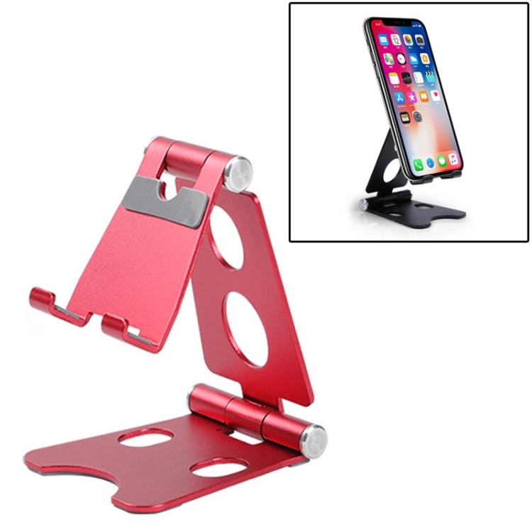 ROOSTAND R2 Aluminum Alloy Mobile Desktop Tablet Bracket Double Folding Lazy Artifact, Size: 6.4x7x9cm, R2 Silver, R2 Black, R2 Champagne Gold, R2 Rose Gold, R2 Rose Red