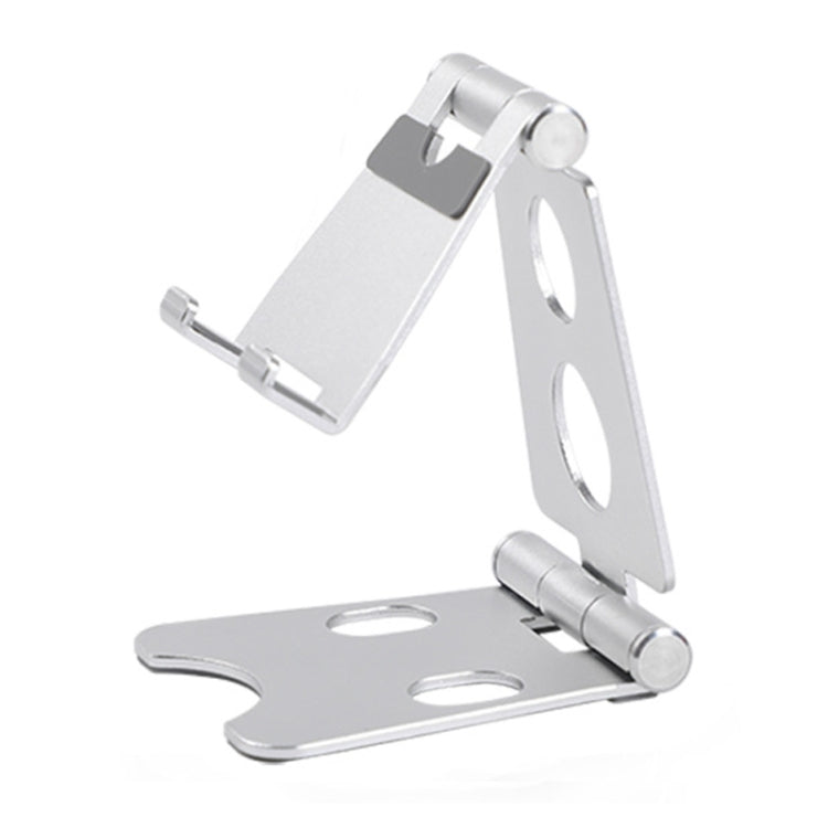 ROOSTAND R2 Aluminum Alloy Mobile Desktop Tablet Bracket Double Folding Lazy Artifact, Size: 6.4x7x9cm, R2 Silver, R2 Black, R2 Champagne Gold, R2 Rose Gold, R2 Rose Red