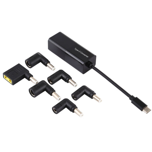 Laptop Power Adapter 65W USB-C / Type-C Converter to 6 in 1 Power Adapter