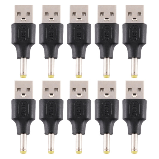 10 PCS 4.0 x 1.7mm Male to USB 2.0 Male DC Power Plug Connector, 4.0 x 1.7mm Male