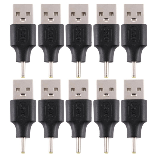 10 PCS 2.5 x 0.7mm Male to USB 2.0 Male DC Power Plug Connector, 2.5 x 0.7mm