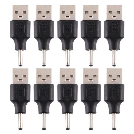 10 PCS 3.0 x 1.1mm Male to USB 2.0 Male DC Power Plug Connector, 3.0 x 1.1mm