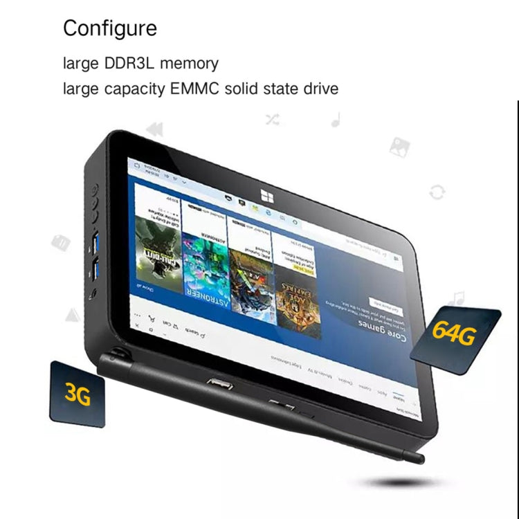 PiPo X11 TV Box Style Tablet Mini PC, 3GB+64GB, 9.0 inch Windows 10 Intel Celeron N4020 Quad Core up to 2.8GHz, US/EU Plug