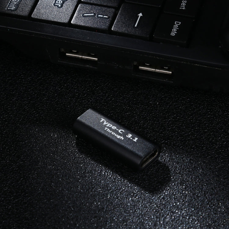 Type-C / USB-C Female to Type-C / USB-C Female Aluminium Alloy Adapter, Type-C Female to Type-C Female