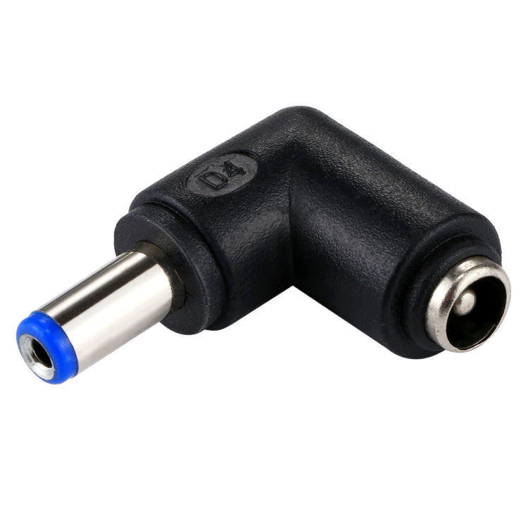 DC 4506 Male to DC 7406 Female Connector Power Adapter for HP Laptop Notebook, 90 Degree Right Angle Elbow, DC 5521 Male to Female