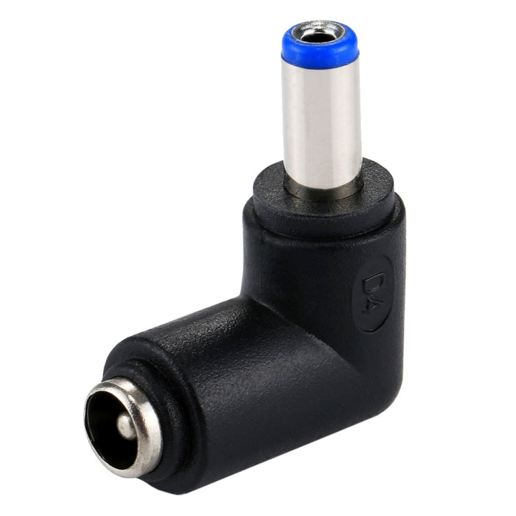 DC 4506 Male to DC 7406 Female Connector Power Adapter for HP Laptop Notebook, 90 Degree Right Angle Elbow, DC 5521 Male to Female