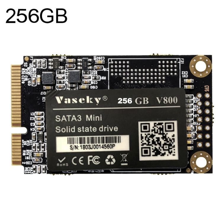 Vaseky V800 - Unidad de estado sólido interna mini SATA3 de 1,8 pulgadas (256 GB, MSATA) para portátil (256 GB)