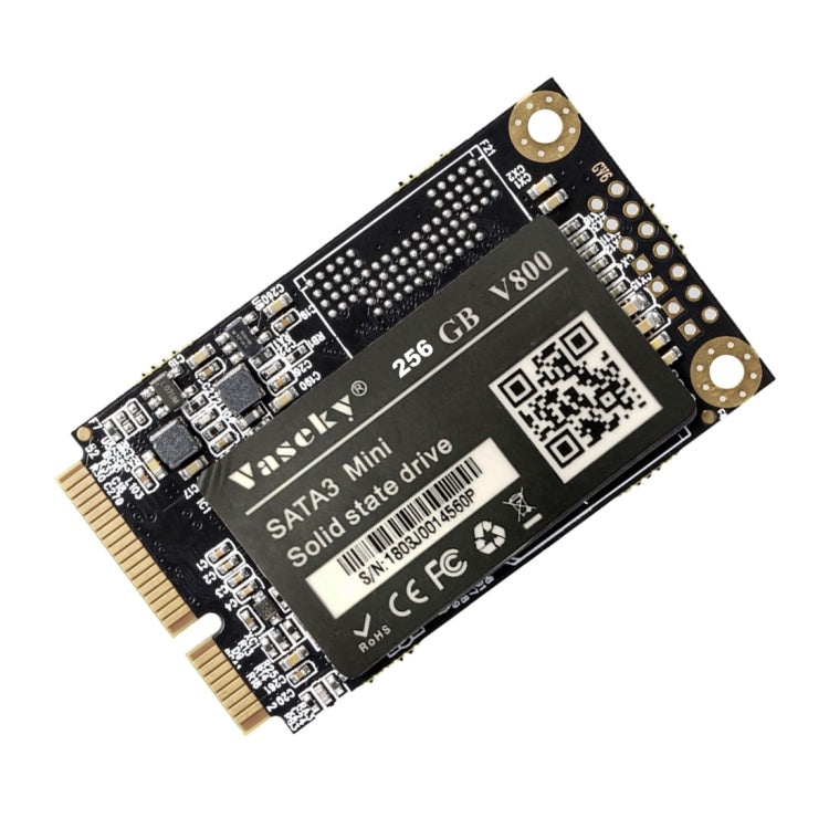 Vaseky V800 - Unidad de estado sólido interna mini SATA3 de 1,8 pulgadas (256 GB, MSATA) para portátil (256 GB)
