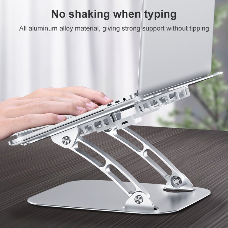 HZ13 Foldable Multi-angle Aluminum Alloy Laptop Fan Cooling Bracket, HZ13