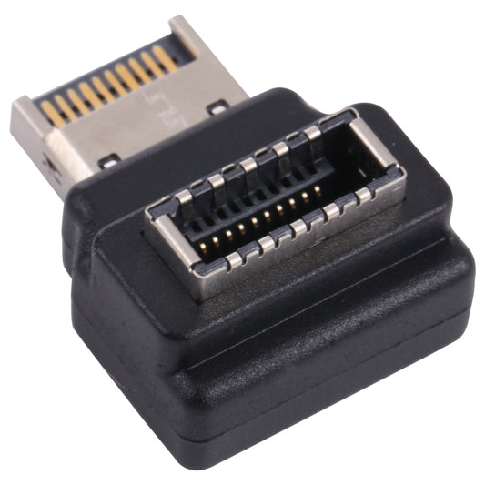 Type-E Female to Male 90 Degrees Elbow Computer Host Adapter, Type-E Female to Male