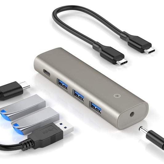 Adaptateur HUB Rocketek HC466 USB3.2 Gen2 Type-C 4 en 1