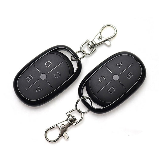 433MHZ 4-button Letter Style Wireless Copy Style Electric Barrier Garage Door Battery Car Key Remote Controller, 433MHZ 4-button Letter Style