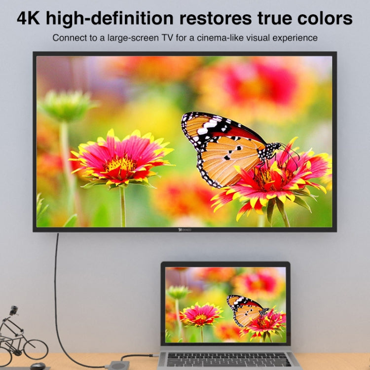 14 in 1 Type-C Docking Station with Wireless Charging(1000M Network Port), 14 in 1