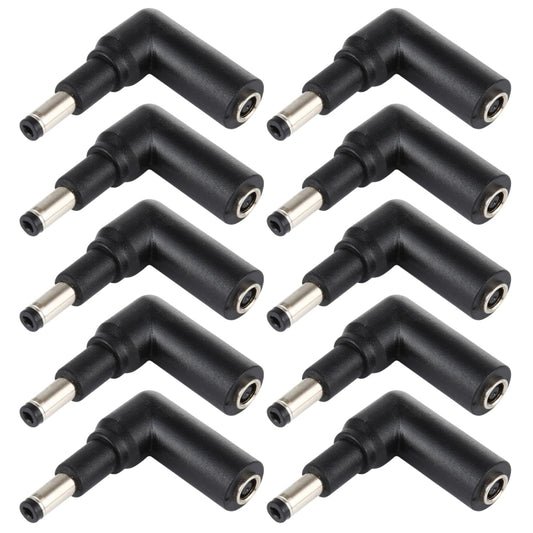 10 PCS 4.5 x 3.0mm Female to 4.8 x 1.7mm Male Plug Elbow Adapter Connector, 4.5x3.0mm to 4.8x1.7mm