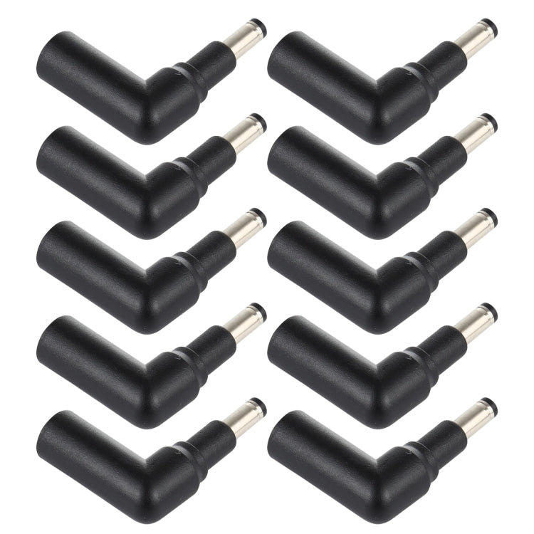 10 PCS 4.5 x 3.0mm Female to 4.8 x 1.7mm Male Plug Elbow Adapter Connector, 4.5x3.0mm to 4.8x1.7mm