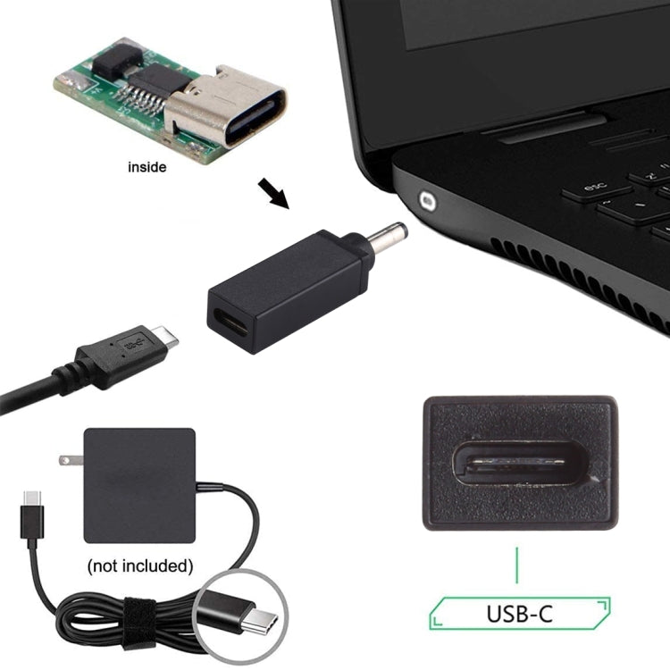 PD 18.5V-20V 4.0x1.7mm Male Adapter Connector, 4.0x1.7mm