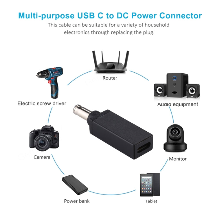 PD 18.5V-20V 5.5x1.0mm Male Adapter Connector, 5.5x1.0mm