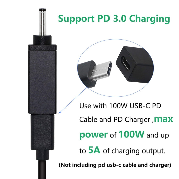 Connecteur adaptateur mâle PD 18,5 V-20 V 3,0 x 1,0 mm, 3,0 x 1,0 mm