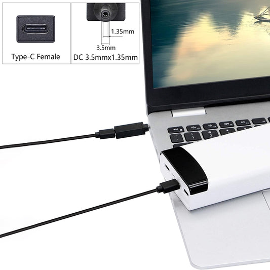 PD 18.5V-20V 3.5x1.35mm Male Adapter Connector, 3.5x1.35mm