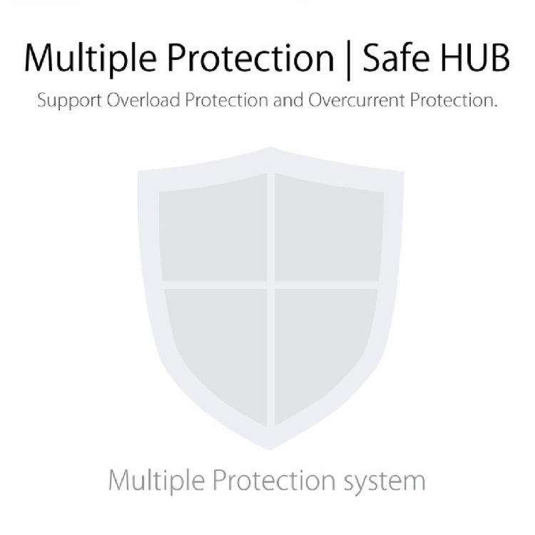 ORICO H727RK-U3 ABS High Speed 7 Ports USB 3.0 HUB with 12V Power Adapter for Laptops / Smartphones, H727RK-U3