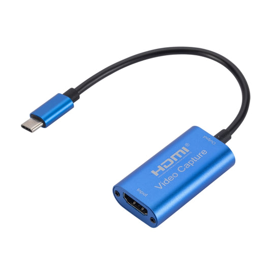 CJK025 USB-C / Type-C Male to HDMI Female Audio Video Capture Card, Type-C to HDMI